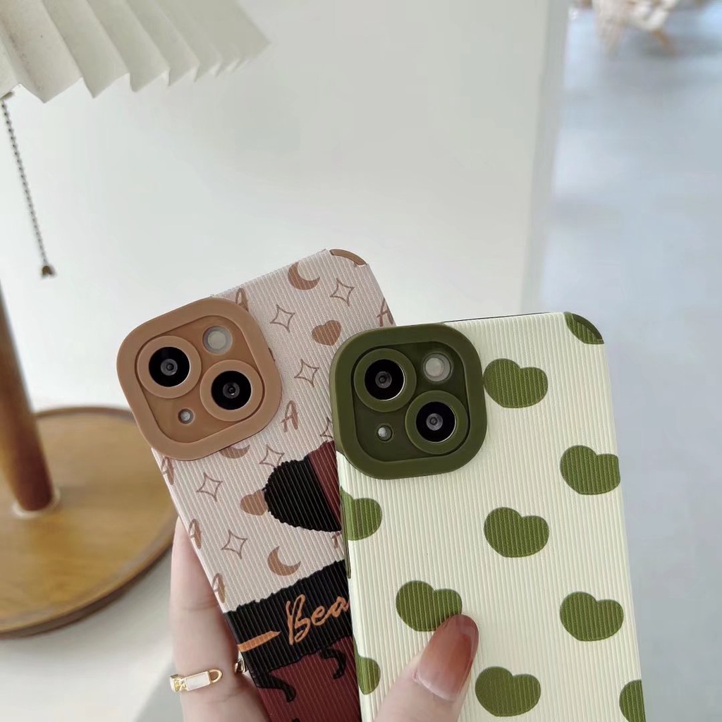 Ốp điện thoại mềm hình trái tim thích hợp cho iPhone 7Plus 8 6 6s Plus X XS Max XR 11 12 Pro Max 13 Pro Max 13 mini