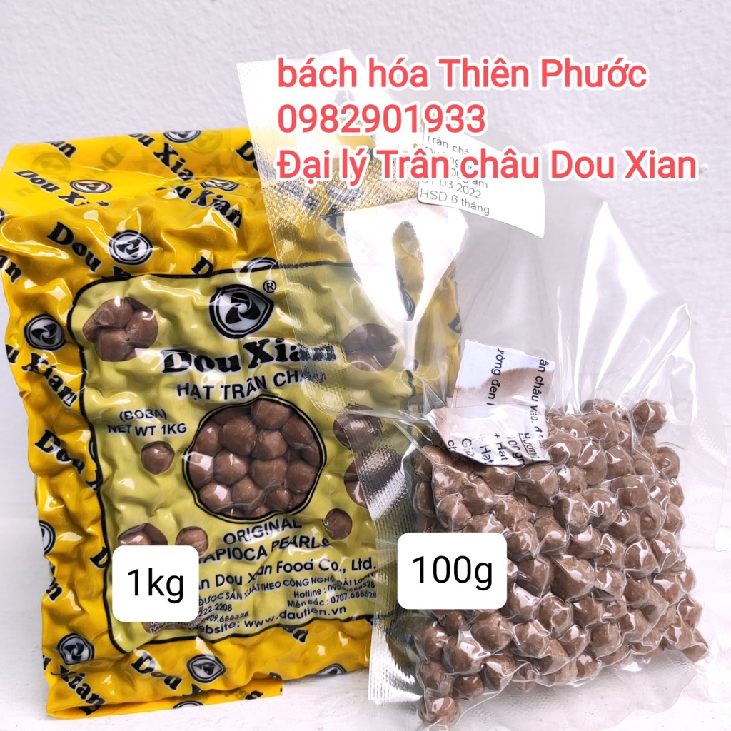 Trân châu ô long, đường đen, hoàng kim..... gói lẻ 200g (dẻo - nấu)