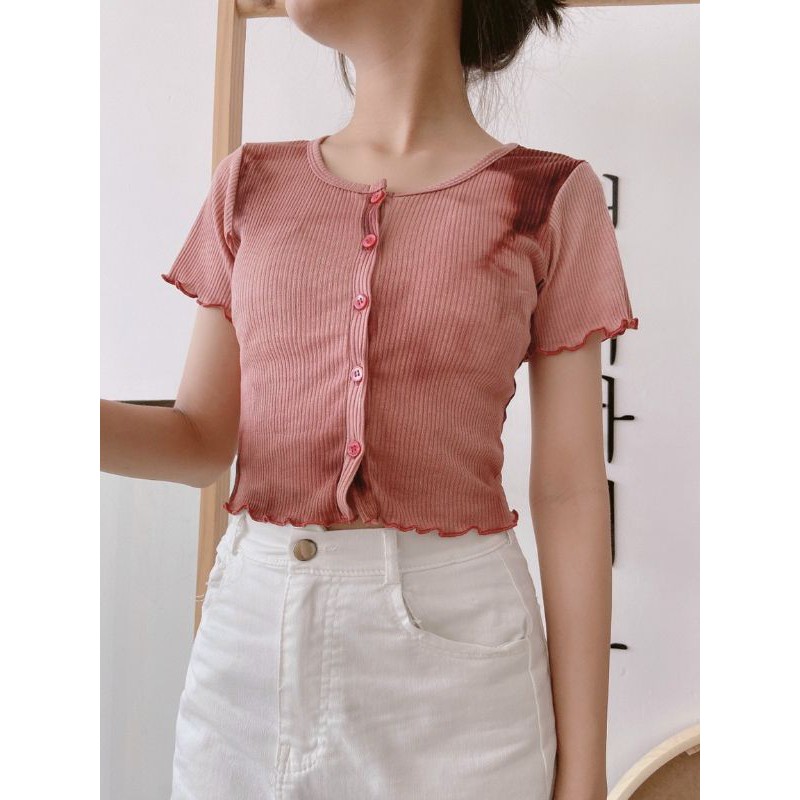 ÁO CROPTOP CÚC LOANG KHÔNG ĐỤNG HÀNG NHIỀU MÀU NTTshop