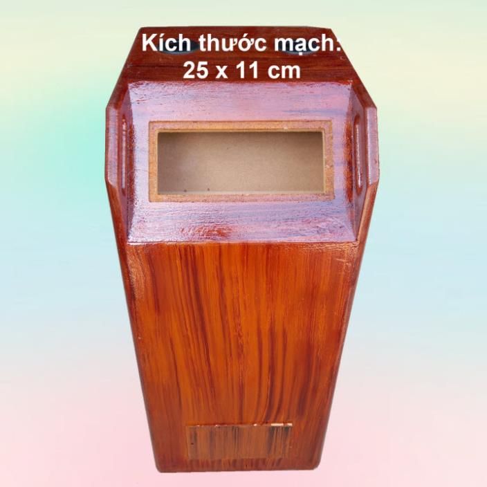 Vỏ thùng loa 2 tấc 5 đôi họa tiết vân gỗ