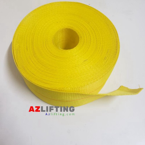 Dây đai màu vàng 100mm polyester