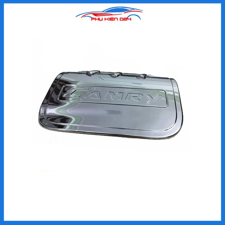 Ốp nắp bình xăng Camry 2019-2020-2021-2022-2023 mạ crom chống trầy trang trí ô tô