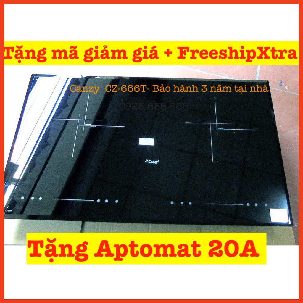 Bếp điện từ đôi Canzy CZ 666T