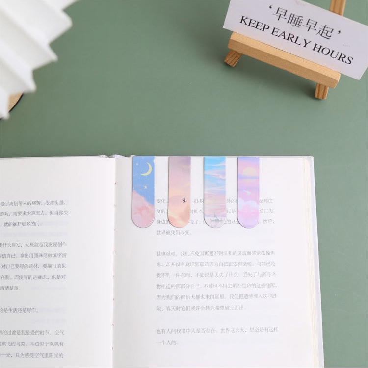 Kẹp Đánh Dấu Trang Sách Từ Tính Hình Đám Mây Biển Xinh Xắn