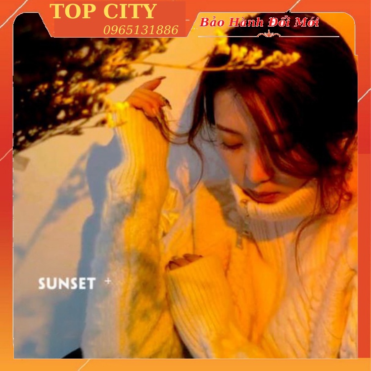 Đèn Hoàng Hôn Chuyển Được 4 Màu -  Đèn Cầu Vồng Chiều cao 27cm, dây USB dài 1.2m, quay 180 độ