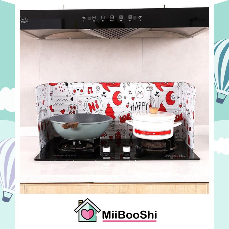 Tấm chắn dầu mỡ nhà bếp làm từ hợp kim nhôm cách điện tiện dụng nhiều hoa văn PVN17403