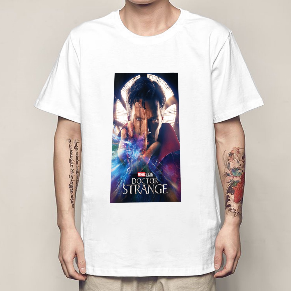Áo thun hà nội Dr Strange Cosmic Spell Poster V-Neck MAVEL ZEE FORM UNISEX RỘNG CỔ TRÒN TAY LỠ 40 -70kg MAV202111448