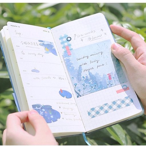 Sổ tay NOTE FOR Slim bìa cứng sổ kế hoạch planner phiên bản FAIRY FORESTS