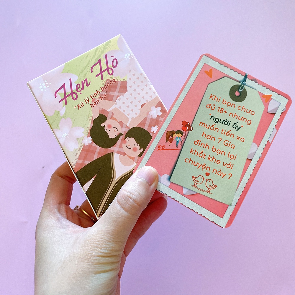 Bộ Bài Cặp Đôi Tình Yêu Thấu Hiểu 59 Lá Bài Cho Buổi Hẹn Hò Gặp Mặt Với Crush Giúp Tìm Hiểu Nhau TINHYEU
