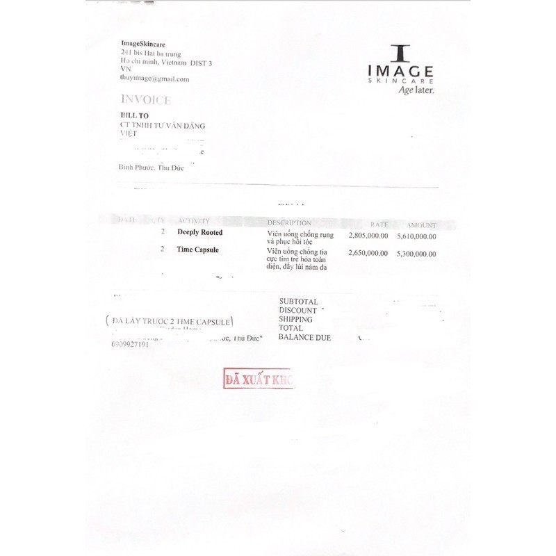 ✅[CHÍNH HÃNG]Viên uống chống tia cực tím trẻ hóa toàn diện, giảm nám da Image Skincare Hush & Hush Time Capsule | Thế Giới Skin Care