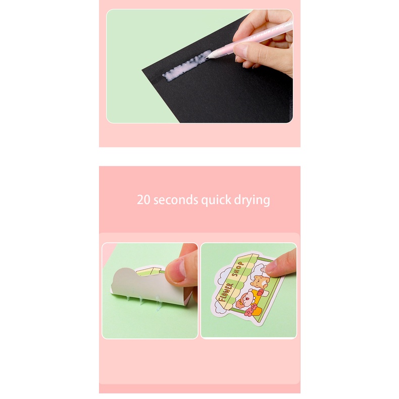 Bút Keo Dạng Lỏng Màu Sắc Kẹo Ngọt Xinh Xắn