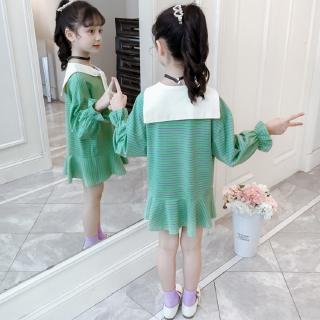 💕quần áo tốt cho sức khỏe bé gái💕đầm tay dài thời trang cho bé gái