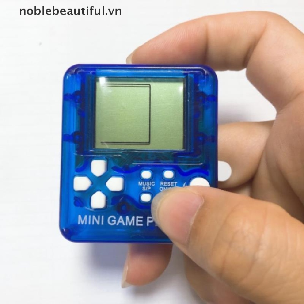 [noblebeautiful] Máy Chơi Game Cầm Tay Cổ Điển Tích Hợp 26 Trò Chơi Có Móc Khóa