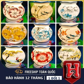 ❤️FREESHIP❤️Đèn Xông Tinh Dầu Hàng Gốm Sứ Bát Tràng (Mẫu Mã Đa Dạng, Đẹp, Chất Liệu Gốm Thấu Quang)