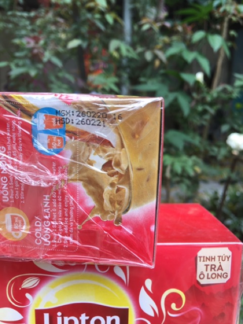 TRÀ SỮA Ô LONG LIPTON 3 in 1 136g 8 túi x 17g