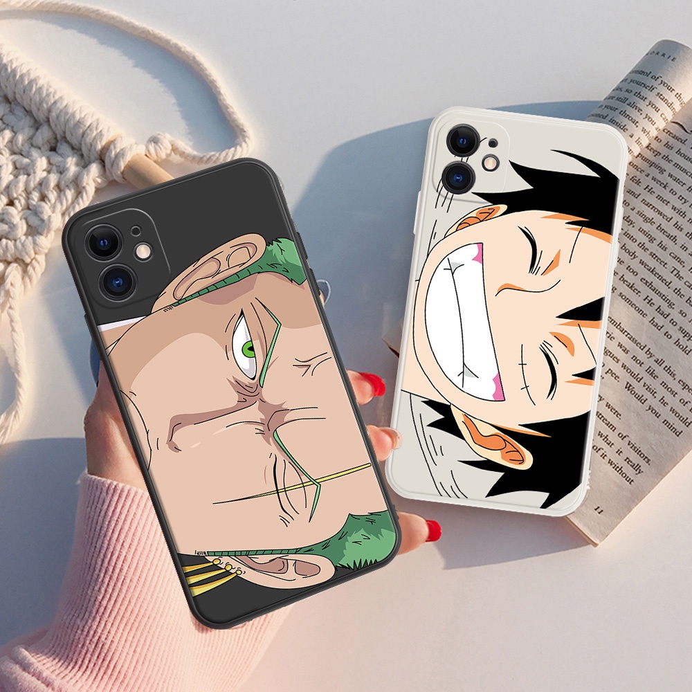 Ốp Điện Thoại Mềm Hình One Piece Cho iPhone 11 Pro Max iPhone XR X XS Max iPhone 7 Plus 8 Plus 6 6S Plus iPhone 12 Pro Max 13 Mini H149