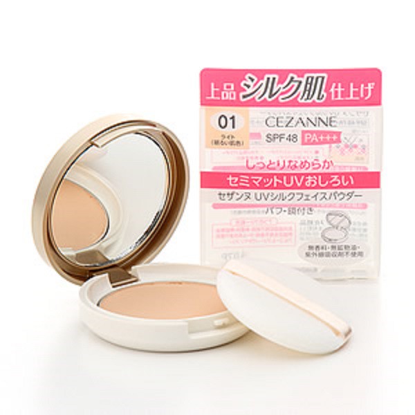 [Mã FMCG8 giảm 8% đơn 250K] Phấn phủ Cezanne UV Silk Face Powder - 10g