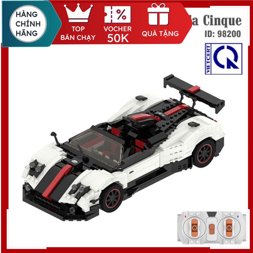 [SALE] Đồ Chơi Lắp Ráp Xe Pagani Zonda Cinque - RASTAR 98200 - steam toys