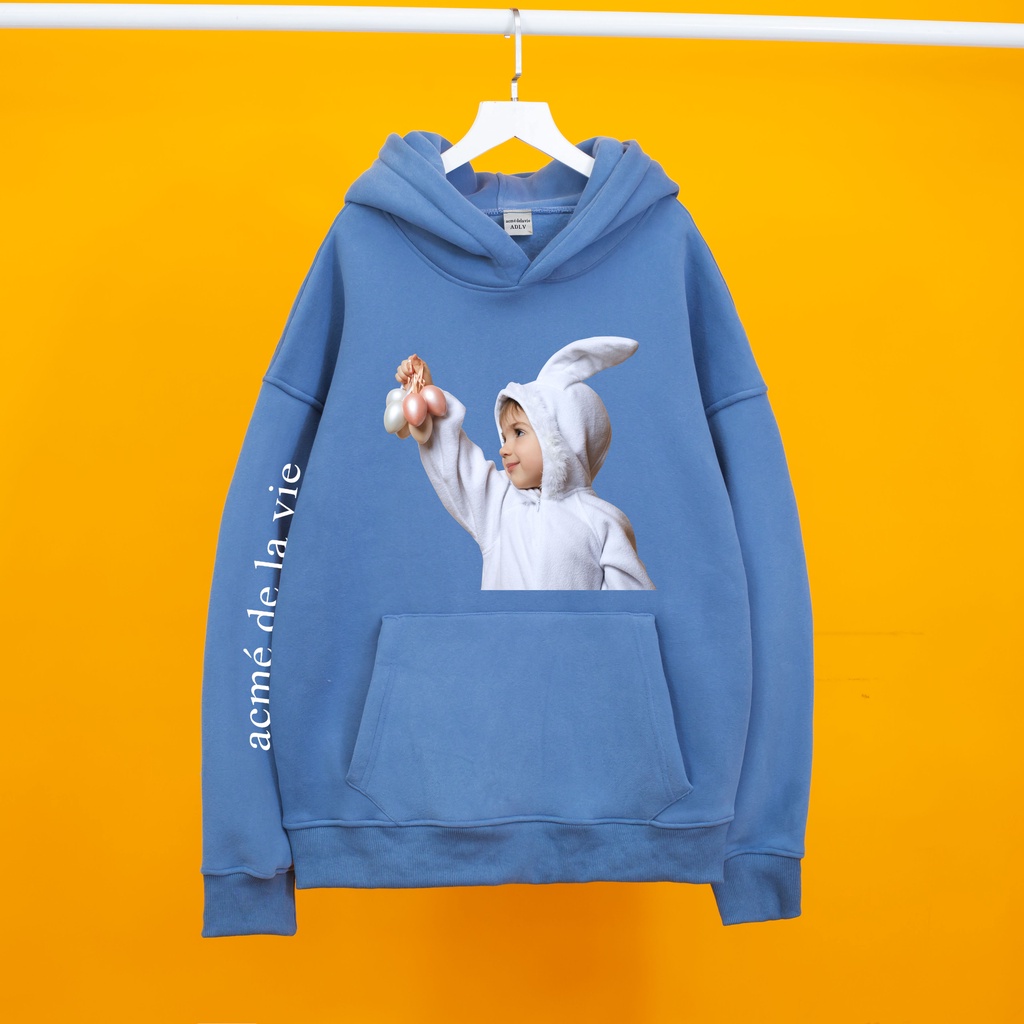 Áo Nỉ HOODIE ADLV TAI THỎ Hogoto shop , áo nỉ bông hoodie unisex nam nữ