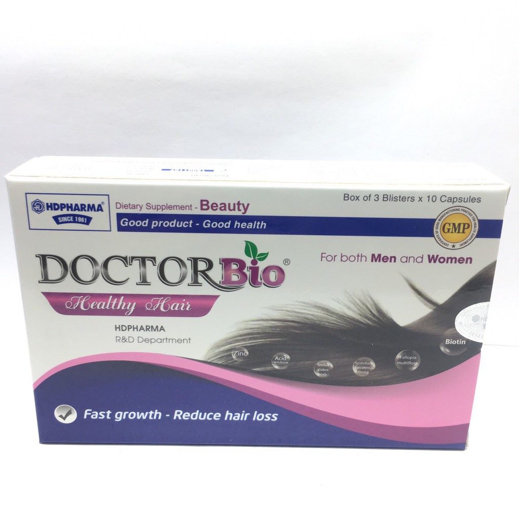 DOCTOR Bio Hỗ trợ nguy cơ rụng tóc, hạn chế bạc tóc