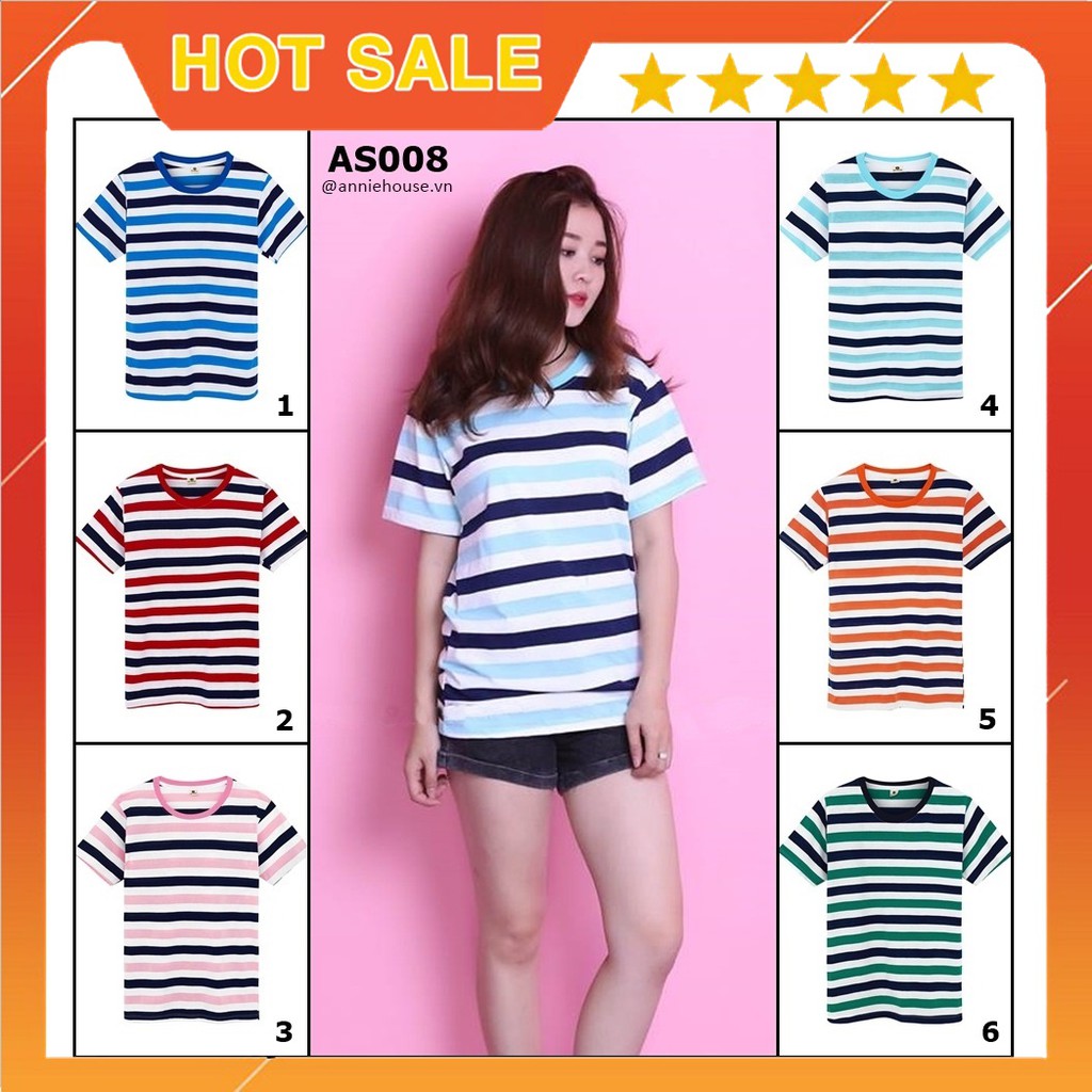 Áo thun sọc Thái Lan - MS AS008 | Shopee Việt Nam