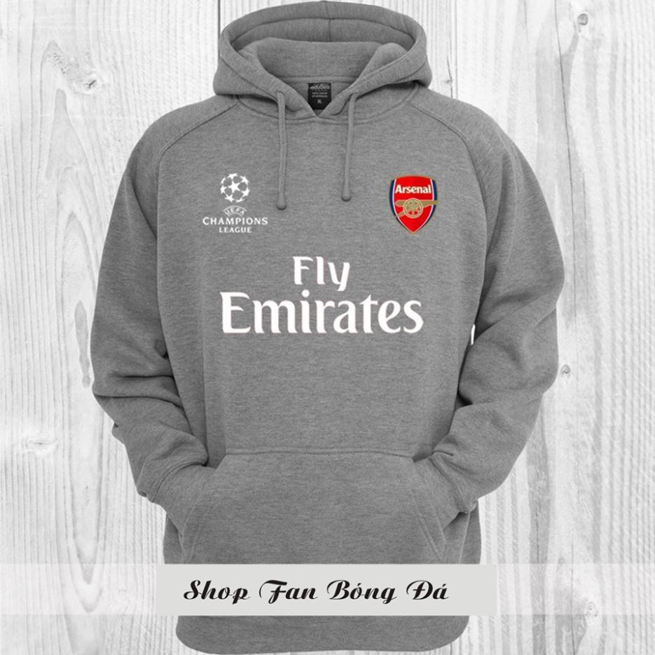 Áo Hoodie Arsenal