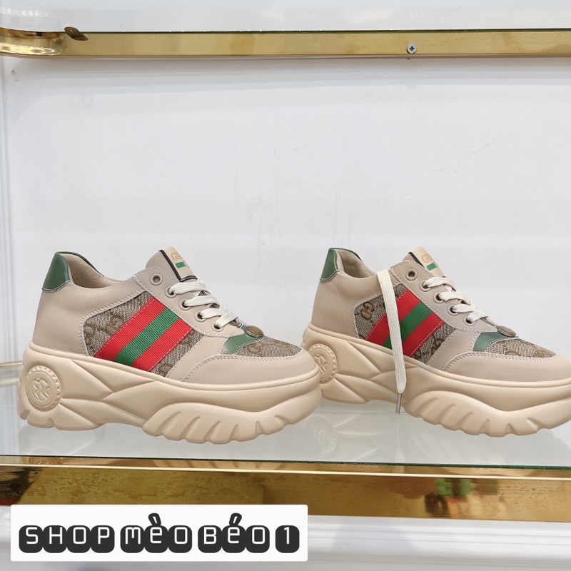 Giày thể thao sneaker gc nâng đế fullbox
