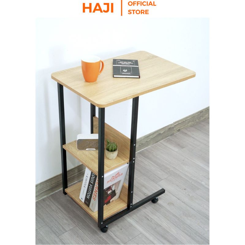 Bàn làm việc tại nhà có thể làm tab đầu giường thiết kế nhỏ gọn thông minh HAJI C22