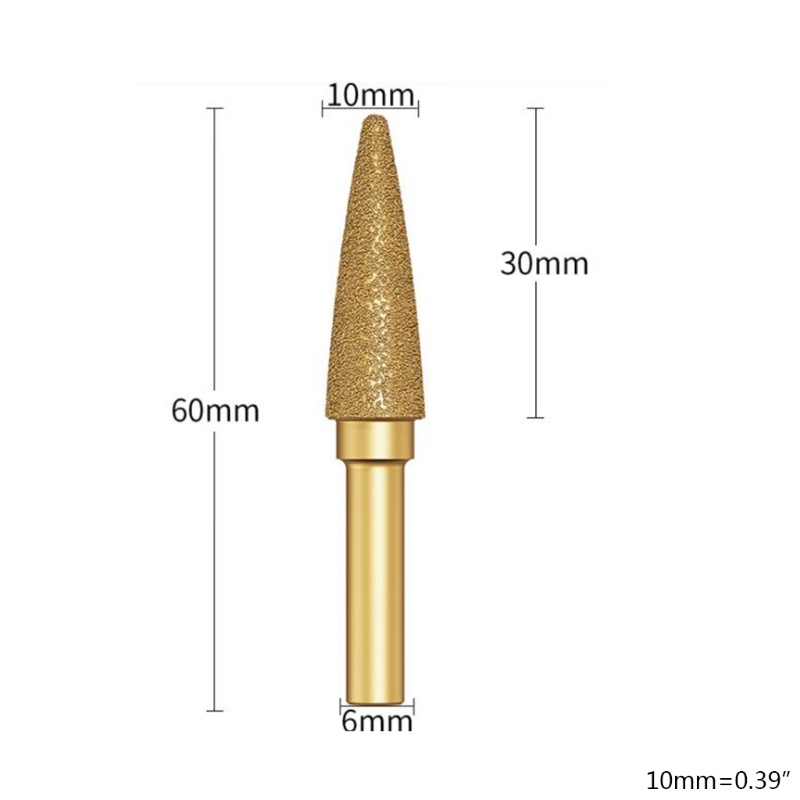 Đầu Mài 6mm Bằng Thép Không Gỉ