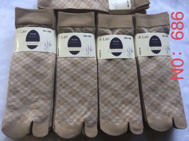 combo 10 đôi gót da bông