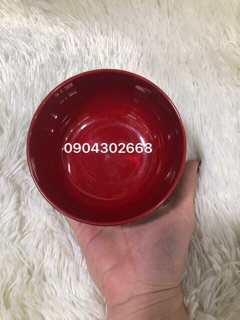 Bát cơm phíp đỏ đen