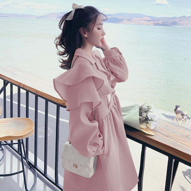 Áo khoác dáng rộng thời trang xuân thu xinh xắn dành cho nữ