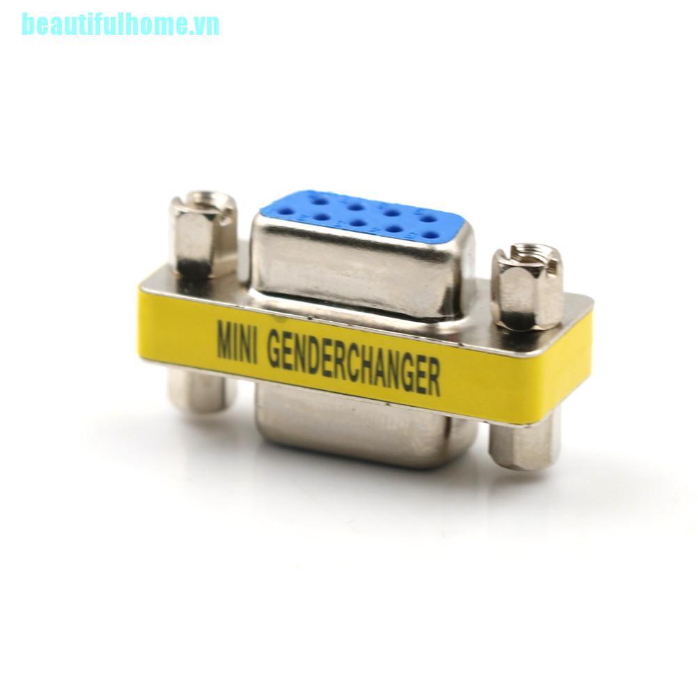 Đầu Chuyển Đổi Rs-232 Db9 9-Pin Female Sang Female F / F