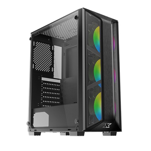 Vỏ Case Xigmatek TRIO 3FC (EN45686) - GAMING ATX, KÈM 03 FAN XIGMATEK X20