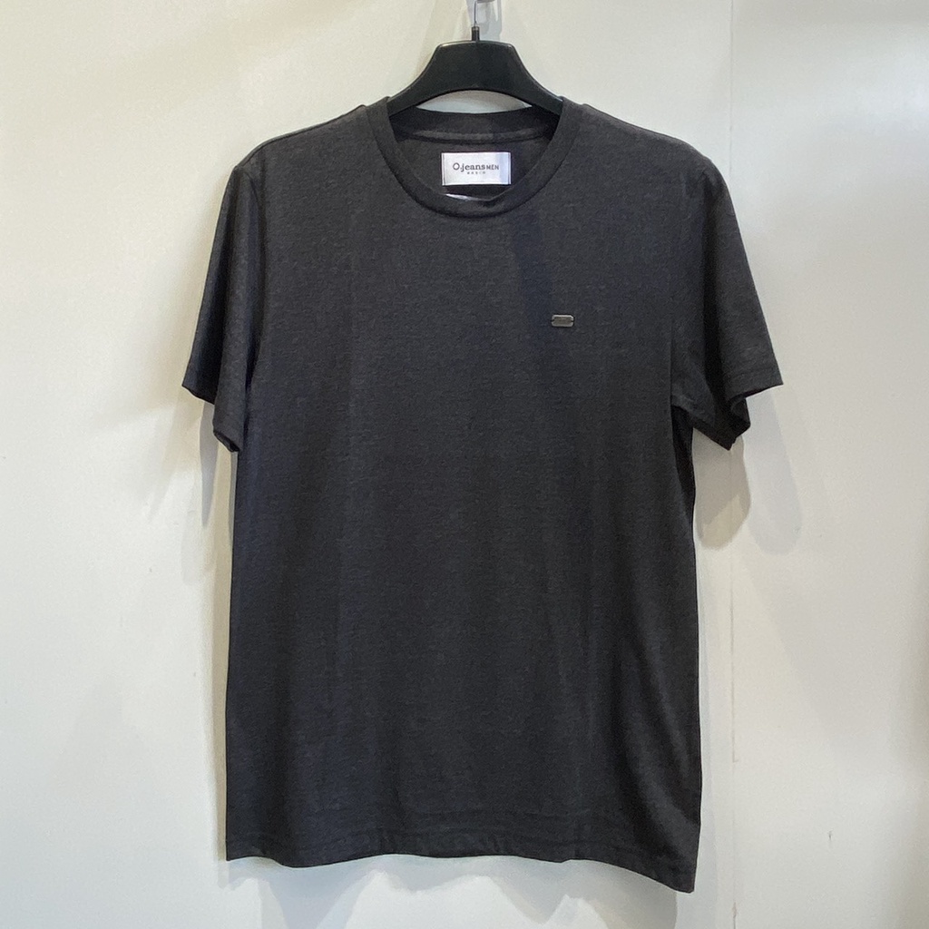 Áo thun nam ngắn tay màu trơn chất cotton cao cấp Ojeans