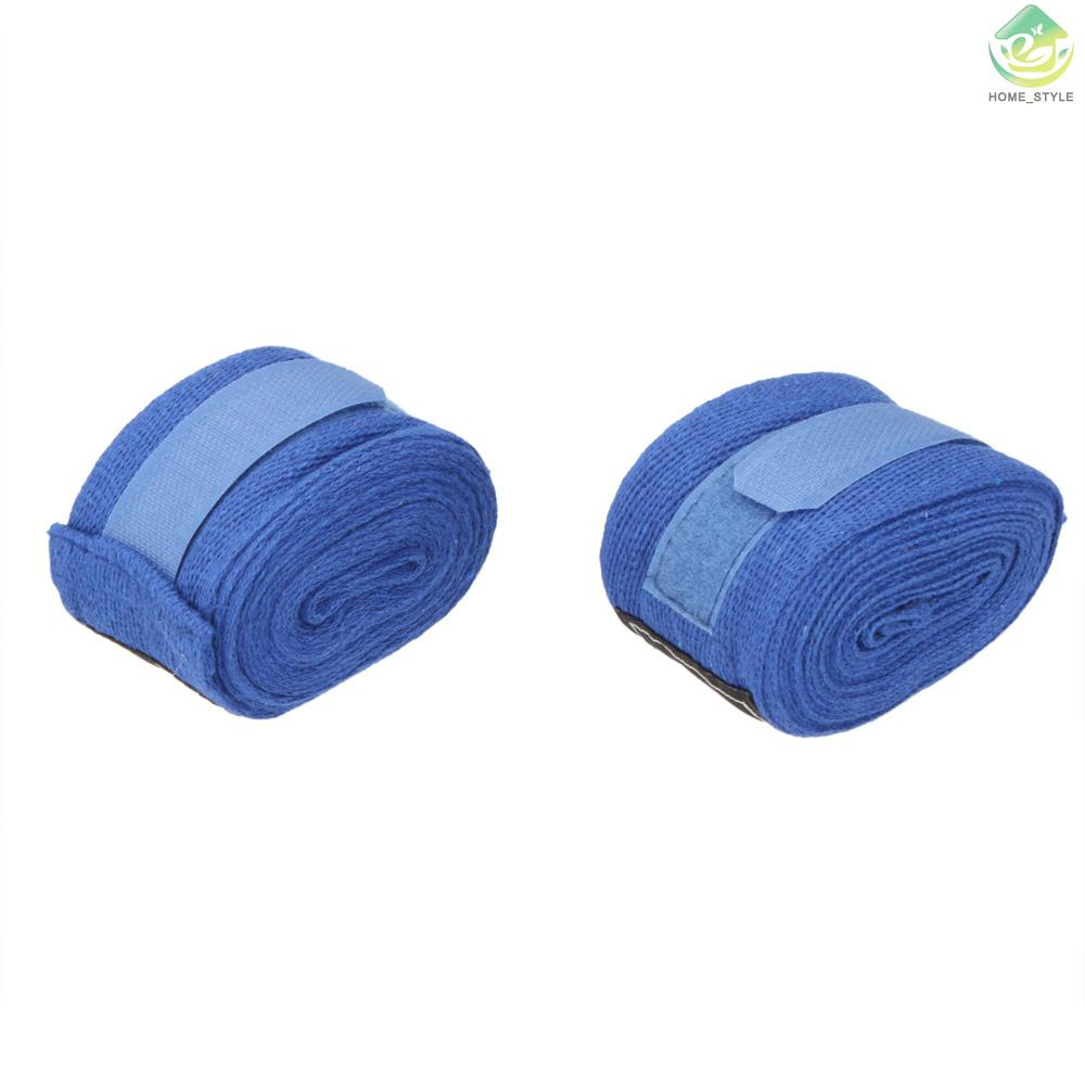 Cuộn 2 Cuộn Băng Quấn Tay 5cm Dài 2.5m 100% Cotton Hỗ Trợ Tập Boxing Muay Thai Mma Taekwondo