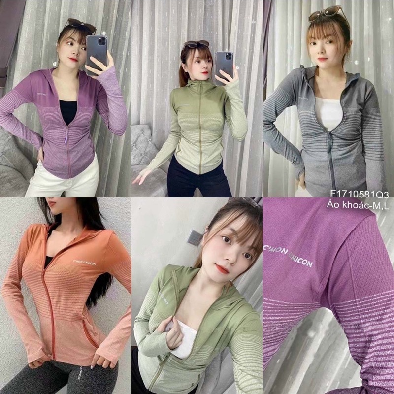 Áo khoát tập gym cmon