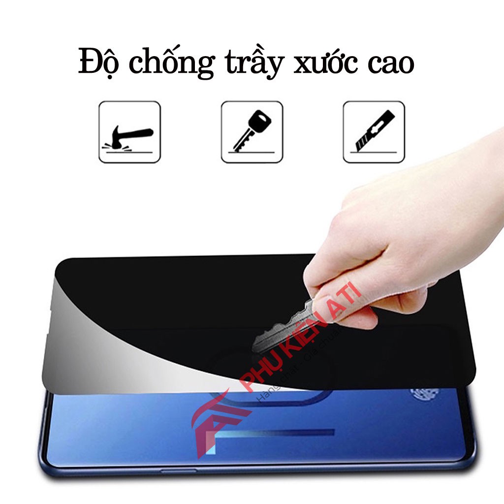 Kính cường lực Xiaomi Redmi Note 9s/ Note 9Pro Chống nhìn trộm-Độ trong suốt cao, Hạn chế vân tay-Bảo vệ sự riêng tư