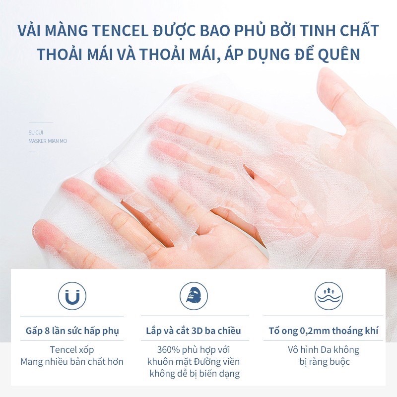 ( HÀNG CÓ SẴN ) Combo 5 Miếng nạ Dành Cho Da Nhạy Cảm Mẹ Bầu Có Thể Sử Dụng 25ml