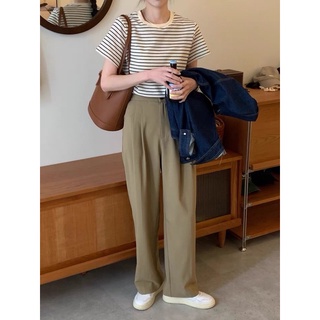 Áo thun tăm gân kẻ 52202 CHERRY COCO