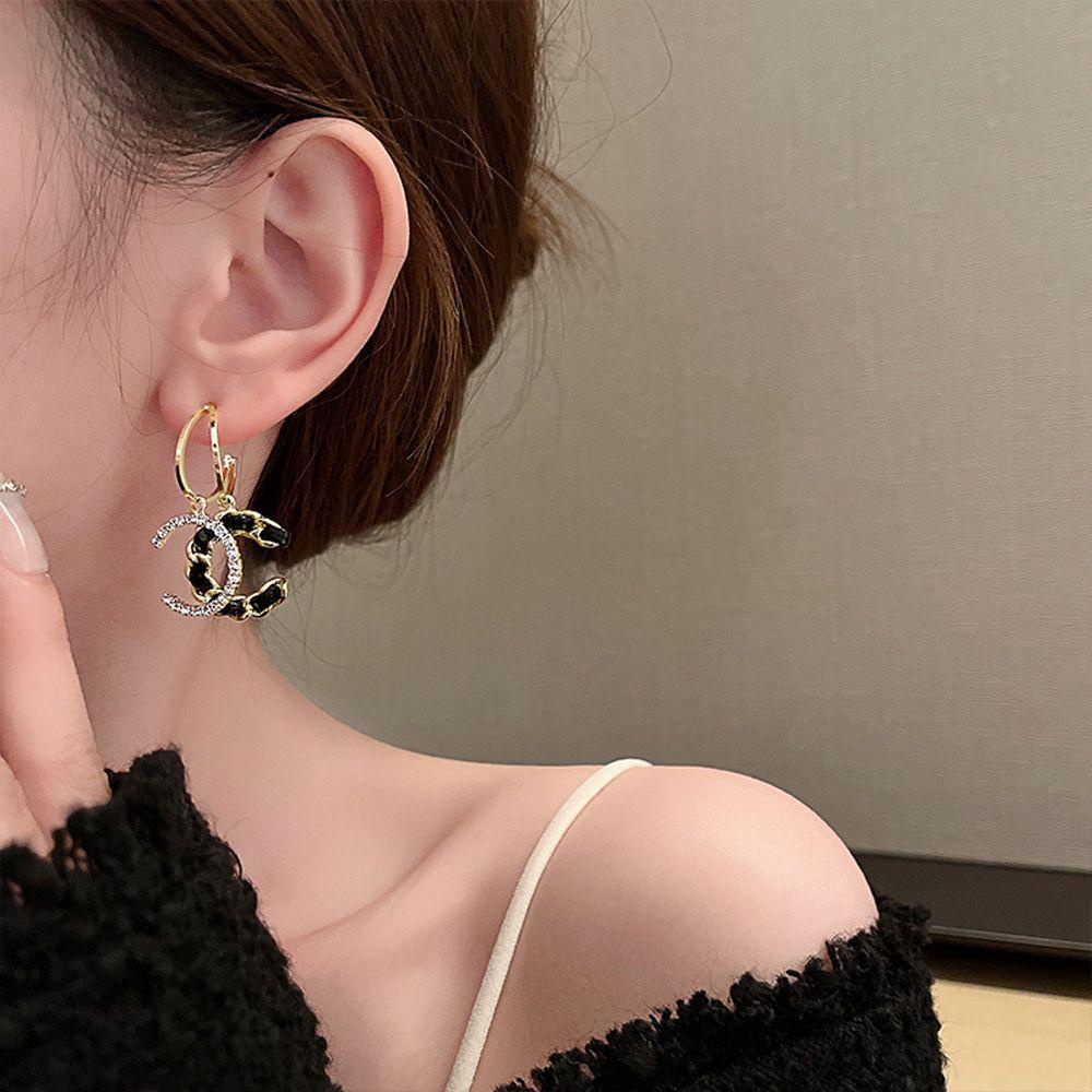 Bông Tai Dáng Dài Bằng Da Phong Cách Vintage Thời Trang Cho Nữ