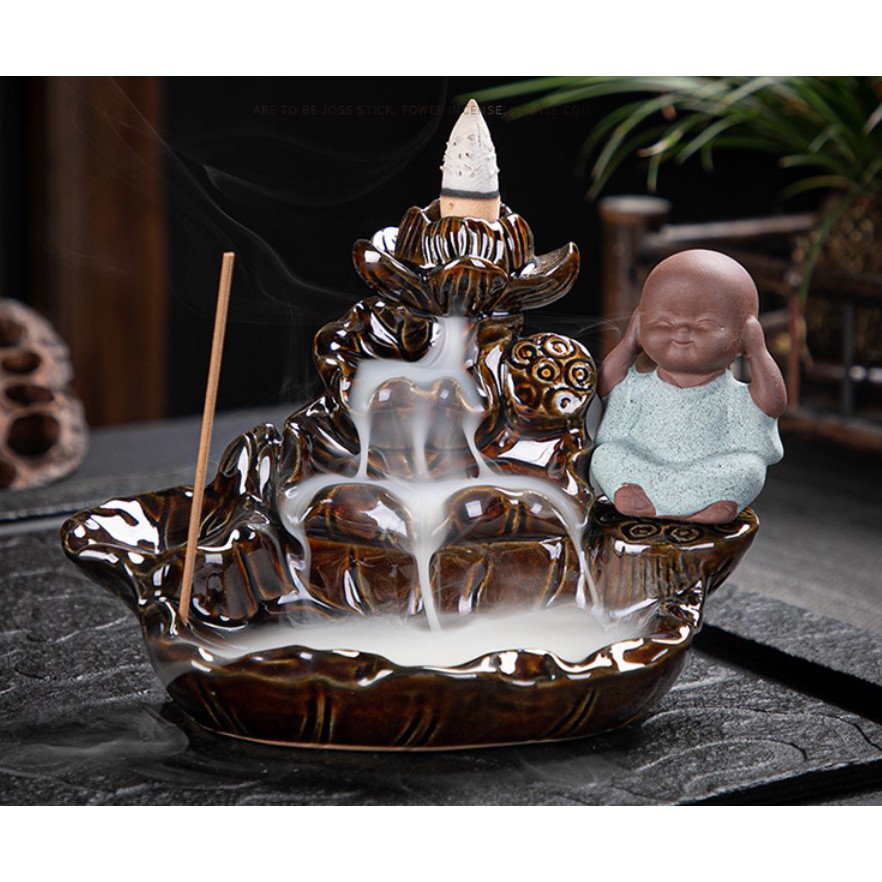 Thác khói trầm hương 🎁FREESHIP +Tặng 1 nụ trầm🎁 Thác khói phong thuỷ bằng gốm sứ | BigBuy360 - bigbuy360.vn