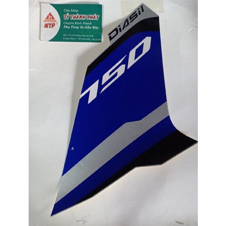 Tem bửng ngoài Ex 150 GP 2016 Xanh trước Phải