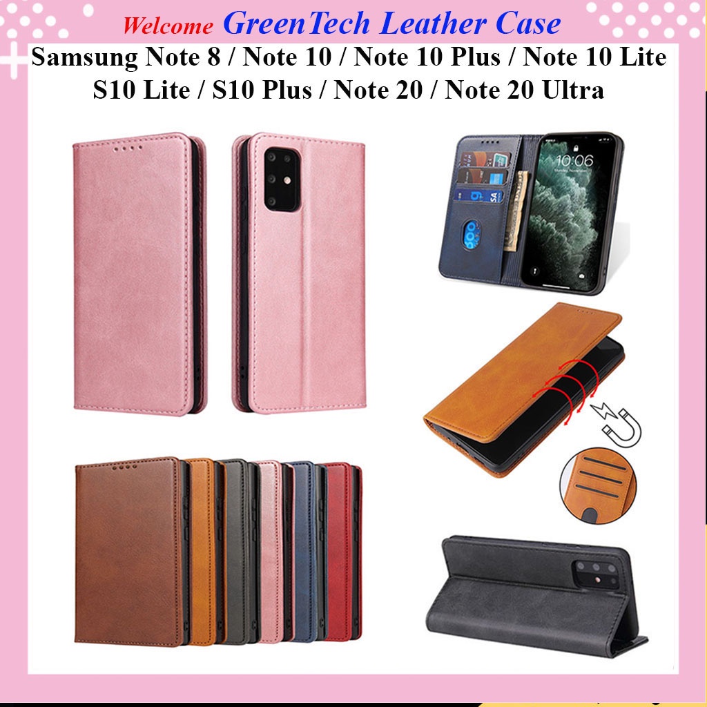 Bao da Samsung Note 10, Note 10 Plus, Note 10 Lite, S10 Lite, S10 Plus, Note 20, Note 20 Ultra dạng ví từ tính