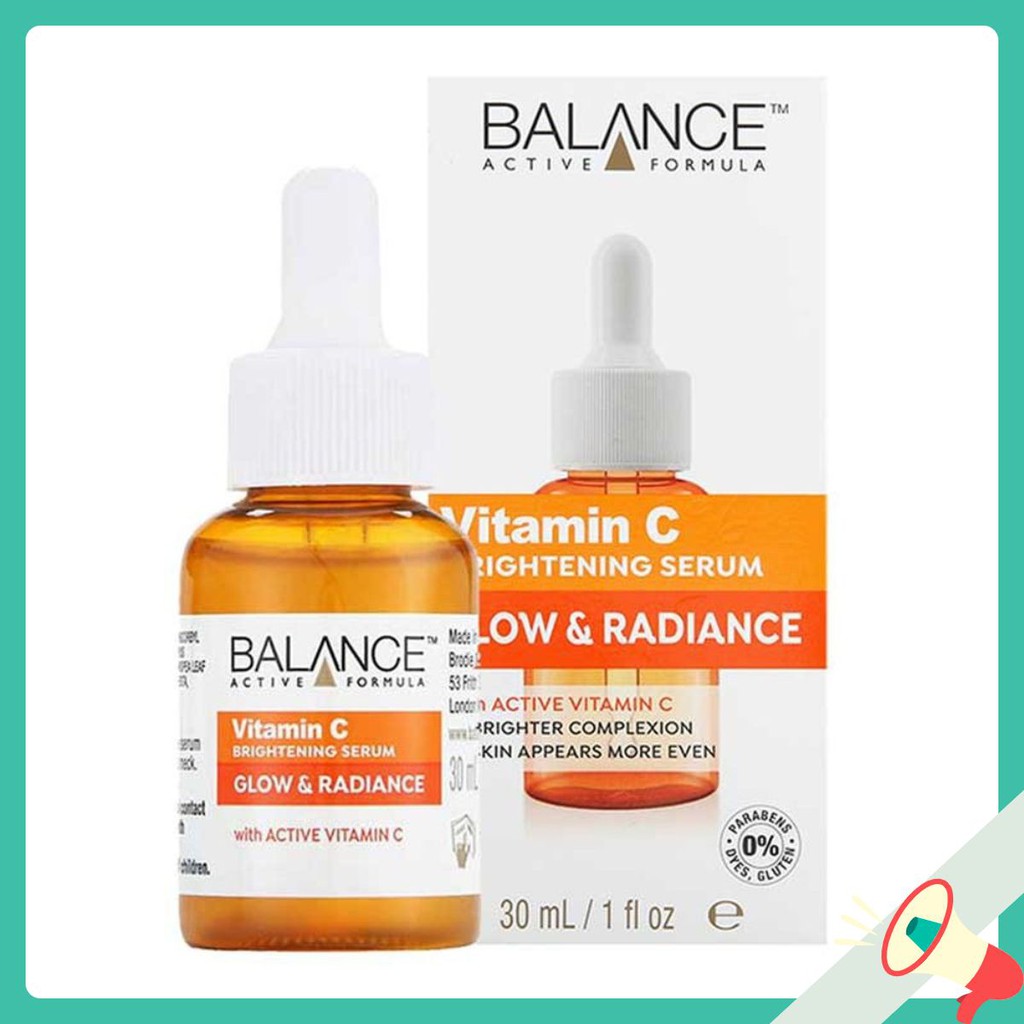 [MỸ PHẦM CHUẨN] Serum Trắng Da, Mờ Thâm Balance Active Formula Vitamin C Brightening 30ml [HẠ GIÁ]