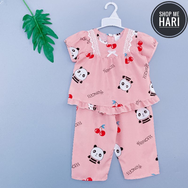 Bộ tole quần dài tay búp bé gái.