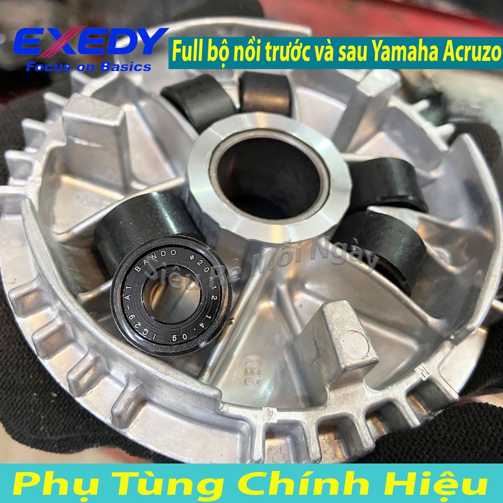 Full bộ nồi trước và sau Yamaha Grande và Acruzo - Công Nghệ Japan