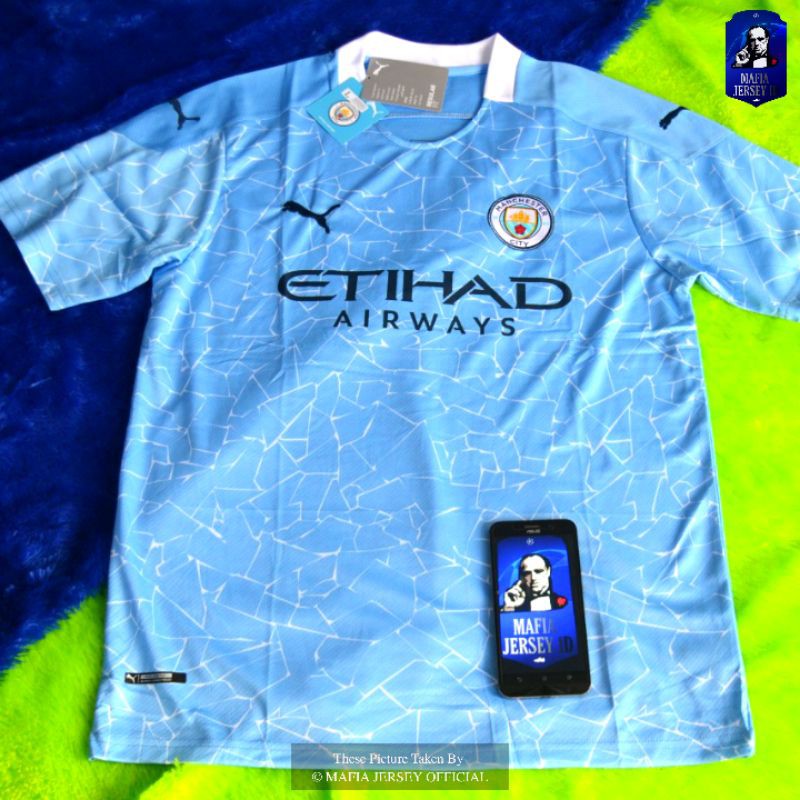 Áo Jersey Man City Home 2020 2021 Nhập Khẩu Chất Lượng Cao