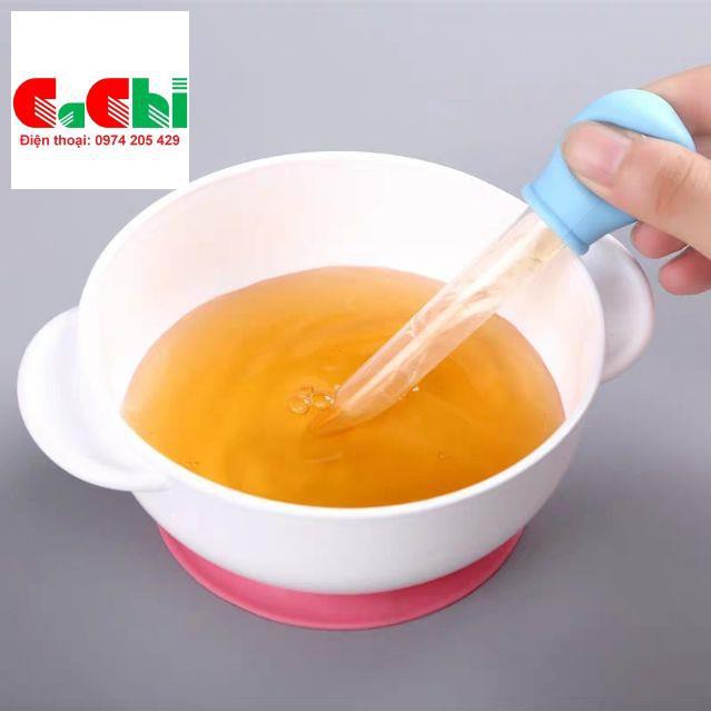 Ống bón sữa ống hút sữa cho bé lười ti 5ml núm silicon