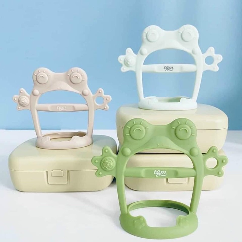 Gặm nướu silicon kèm hộp tgm cho bé, Suzy baby
